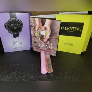 $5 ADD ON- WOMENS FRAGRANCE SAMPLES Ysl, Valentino, Versace, V&R, Clean Reserve